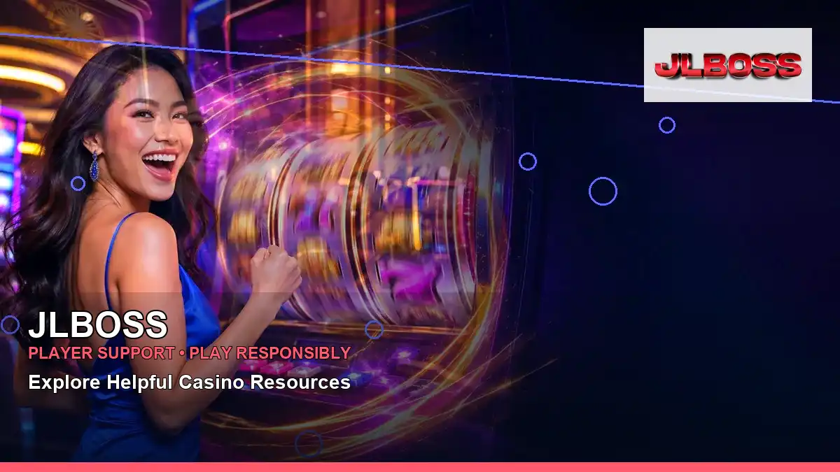 JLBOSS left-framed night online slot games highlighting mobile-friendly casino play